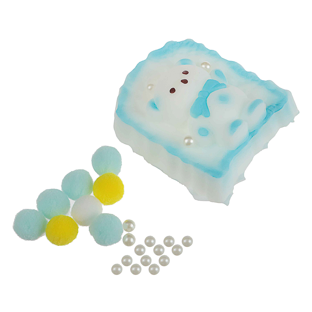 Антистресс сквиш-мялка "Медвежонок", TPR, 13,3х10,8х4,4см в ассортименте, арт.№ 297-152