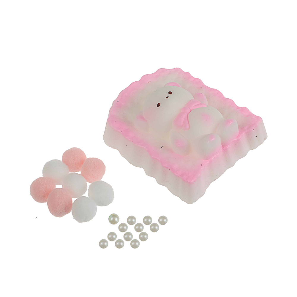 Антистресс сквиш-мялка "Медвежонок", TPR, 13,3х10,8х4,4см в ассортименте, арт.№ 297-152