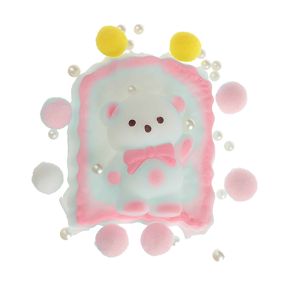 Антистресс сквиш-мялка "Медвежонок", TPR, 13,3х10,8х4,4см в ассортименте, арт.№ 297-152