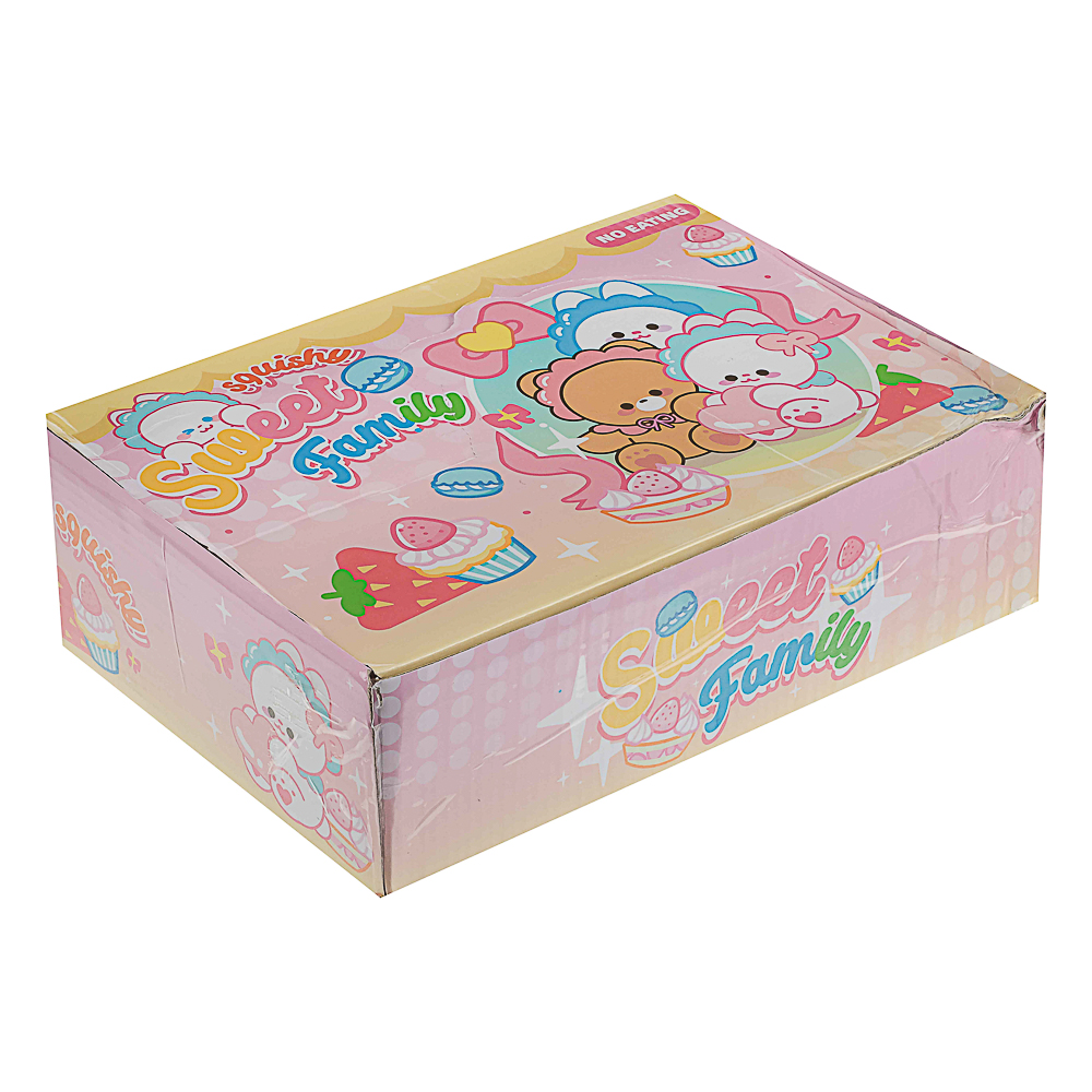 Антистресс сквиш-мялка "Медвежонок", TPR, 13,3х10,8х4,4см в ассортименте, арт.№ 297-152