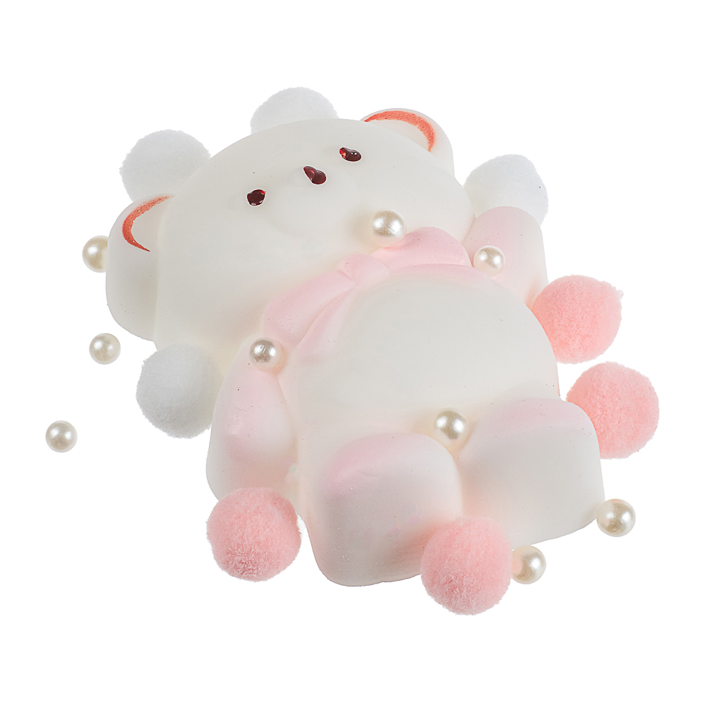 Антистресс сквиш-мялка "Медвежонок", TPR, 13,3х10,8х4,4см в ассортименте, арт.№ 297-152