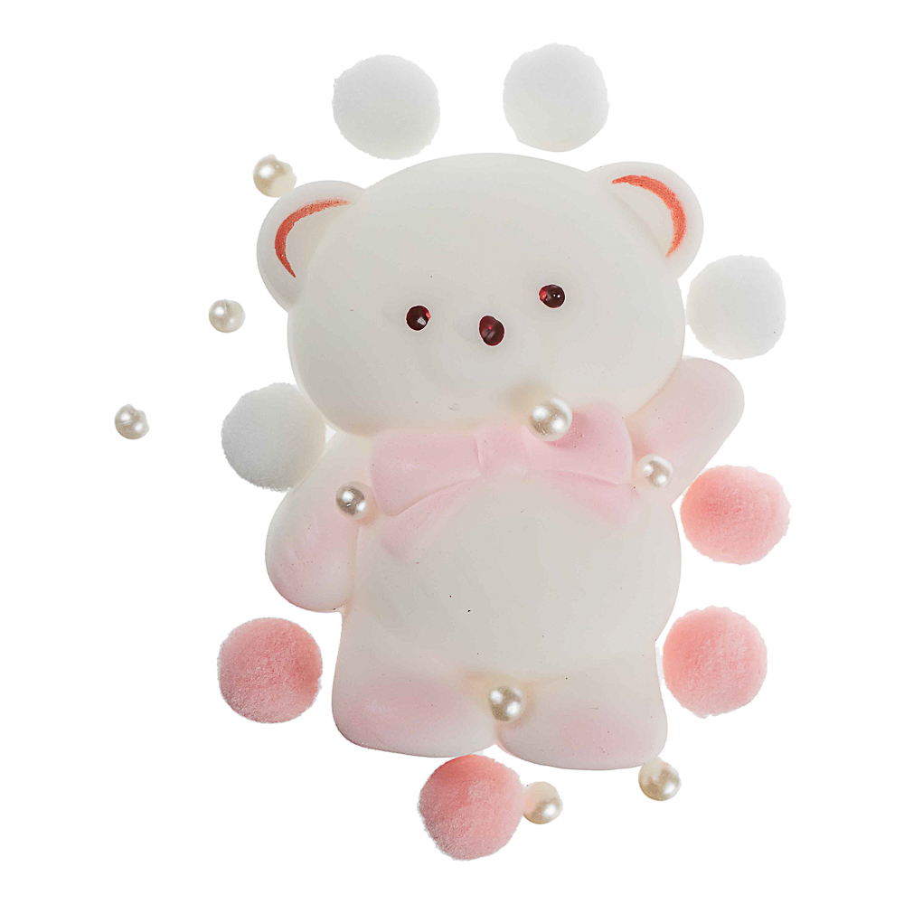 Антистресс сквиш-мялка "Медвежонок", TPR, 13,3х10,8х4,4см в ассортименте, арт.№ 297-152