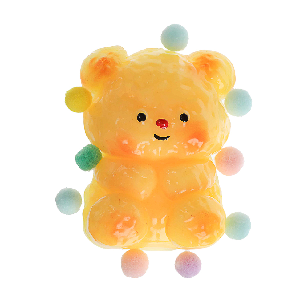 Антистресс сквиш-мялка "Медвежонок", TPR, 13,3х10,8х4,4см в ассортименте, арт.№ 297-152