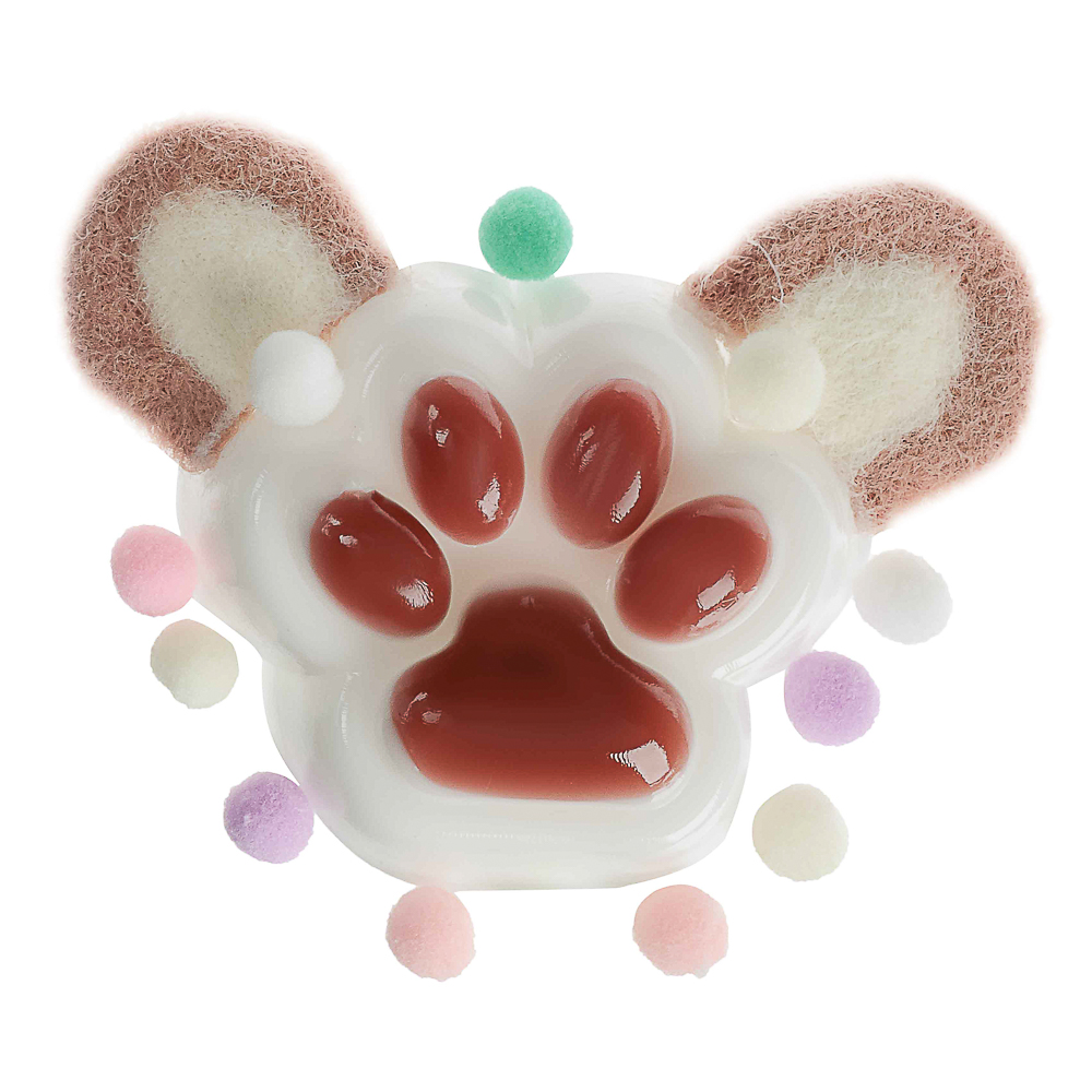 Антистресс сквиш-мялка "Лапки с ушками", TPR, 14,7х11,9х4,4см 4 дизайна, арт.№ 297-153