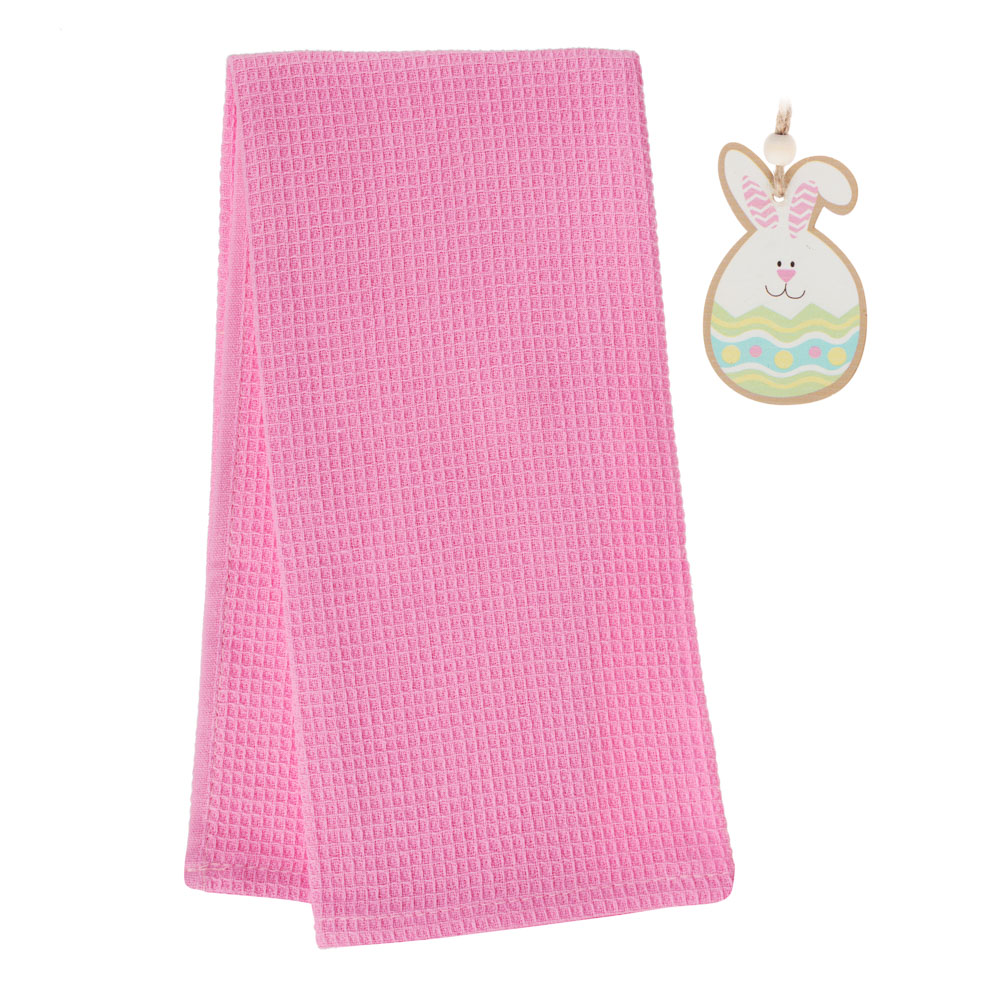 PROVANCE Весна Полотенце вафельное с сувениром 40х60см, 100% хлопок, 220гр/м2, 6 дизайнов, арт.№ 496-006