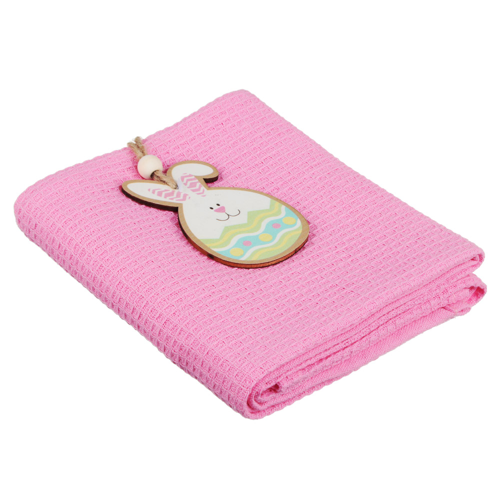 PROVANCE Весна Полотенце вафельное с сувениром 40х60см, 100% хлопок, 220гр/м2, 6 дизайнов, арт.№ 496-006