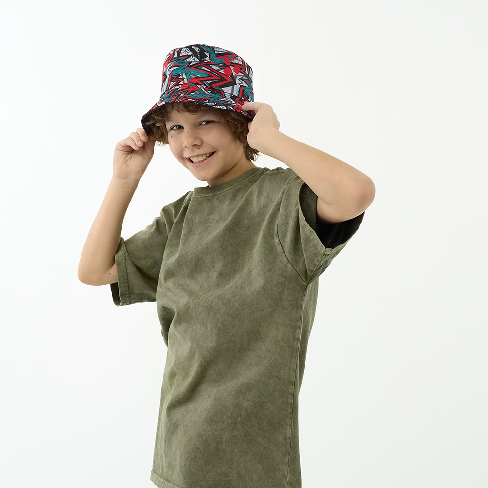 GALANTE Панама подростковая, р.56, 100% полиэстер, зигзаг, ВЛ25-07, #6, арт.№ 314-947