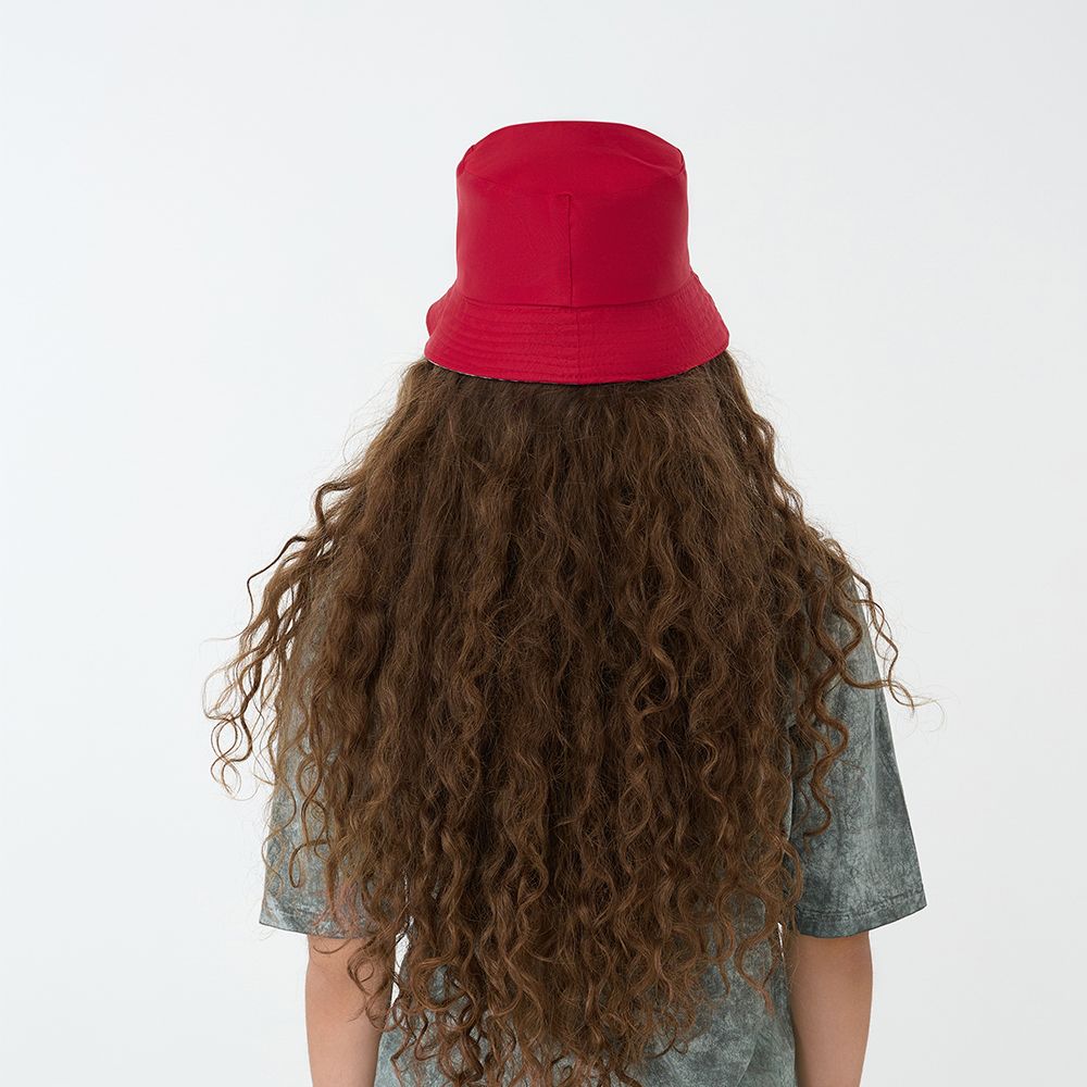 GALANTE Панама с цветным подкладом, р.56-58, 100% полиэстер, красный, ВЛ25-09, #2, арт.№ 314-949