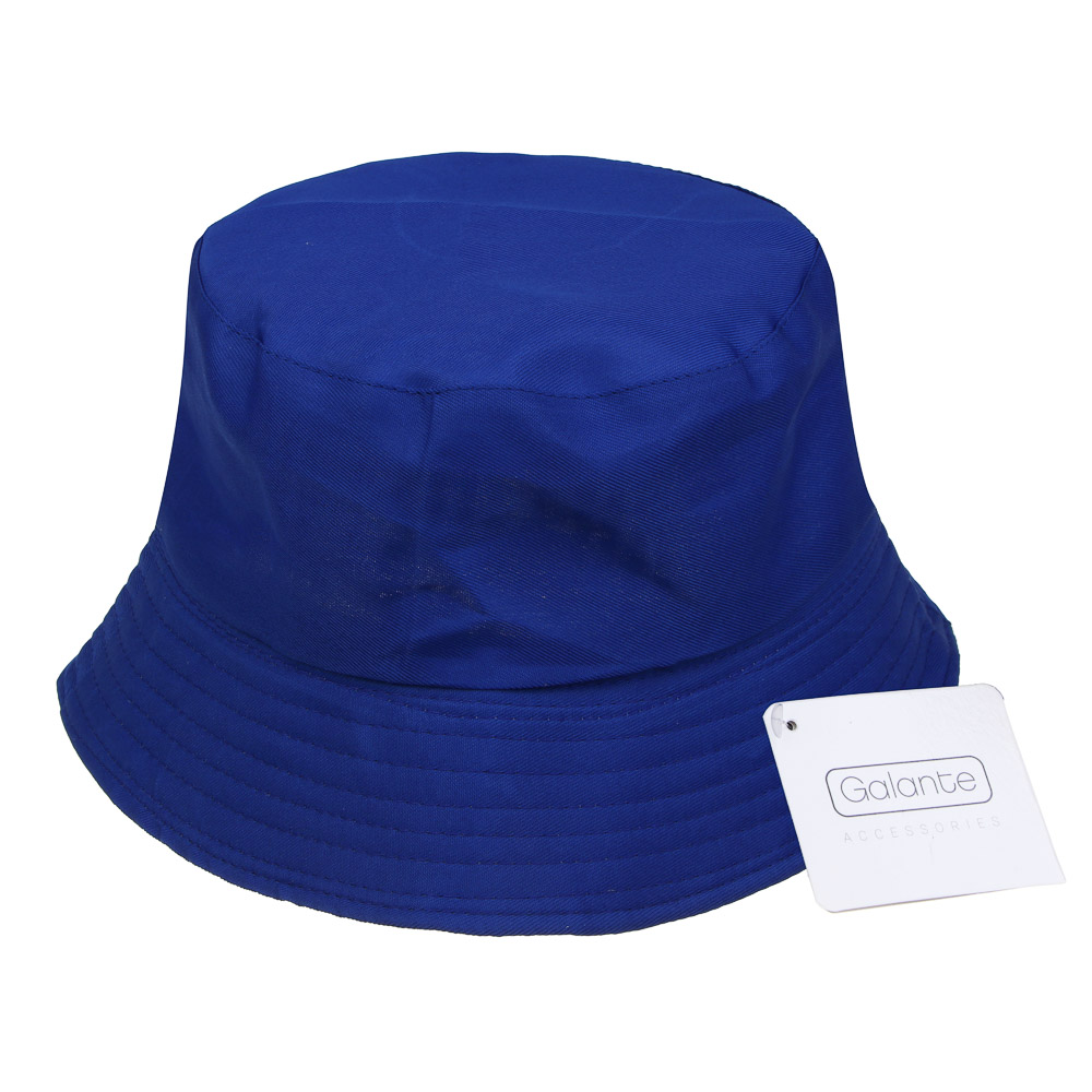 GALANTE Панама с цветным подкладом, р.56-58, 100% полиэстер, синий, ВЛ25-09, #3, арт.№ 314-950