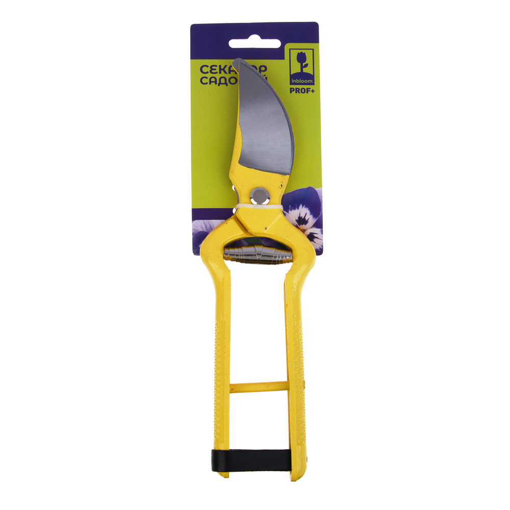 INBLOOM PROF+ Секатор садовый, 26см, углеродистая сталь 55, возвратная пружина, арт.№ 186-050