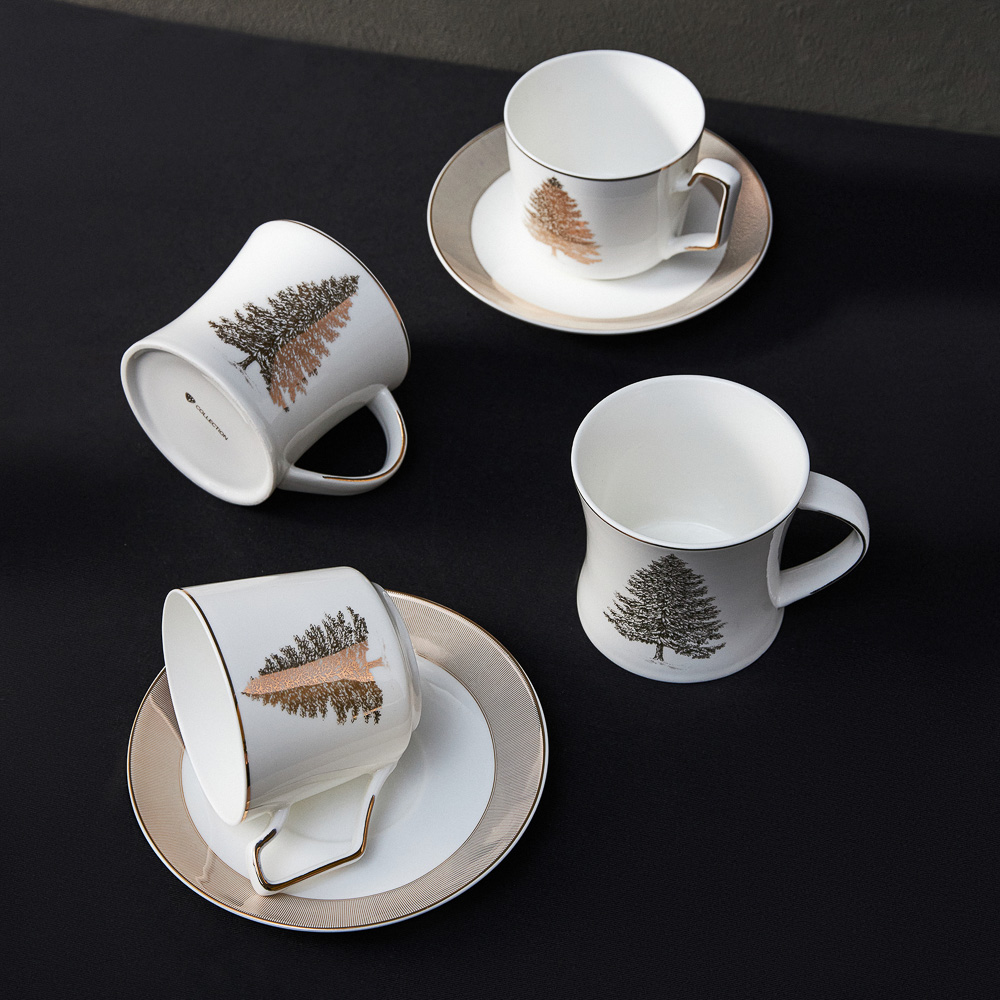 BY COLLECTION White Line Кружка, 300мл, фарфор, подарочная упаковка, арт.1, арт.№ 820-818