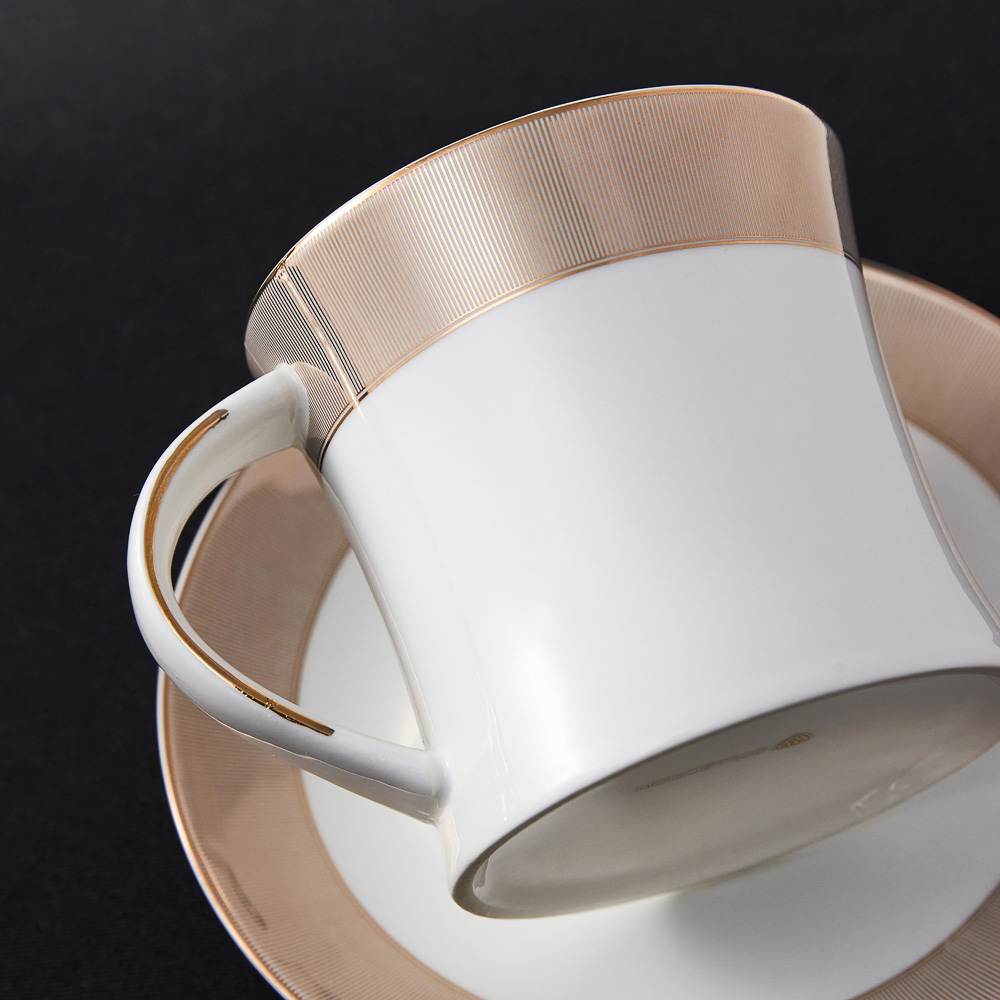 BY COLLECTION White Line Кружка, 300мл, фарфор, подарочная упаковка, арт.1, арт.№ 820-818