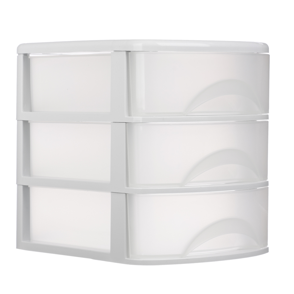 Органайзер универсальный 3 ящика, 21x17x19,6 см, пластик, арт.№ 457-136