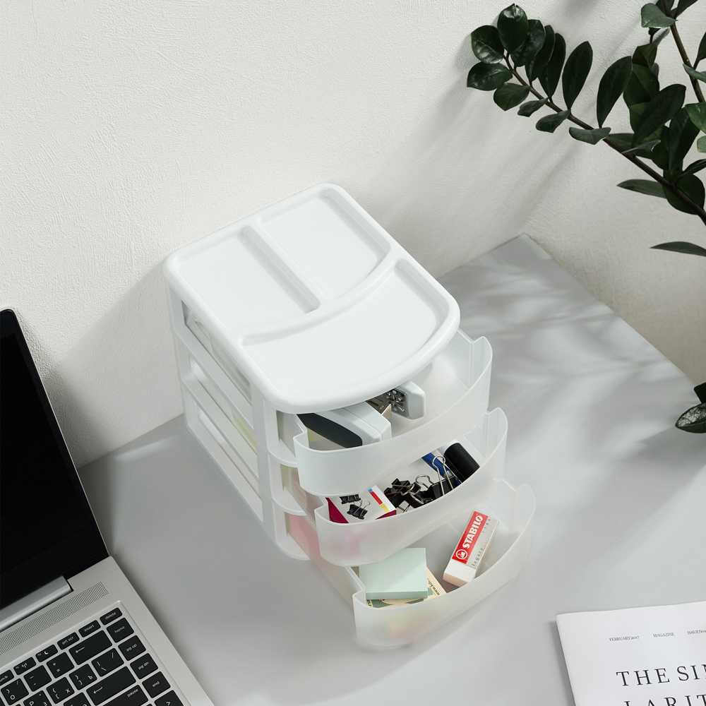 Органайзер универсальный 3 ящика, 21x17x19,6 см, пластик, арт.№ 457-136