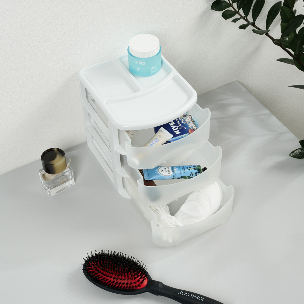 Органайзер универсальный 3 ящика, 21x17x19,6 см, пластик, арт.№ 457-136