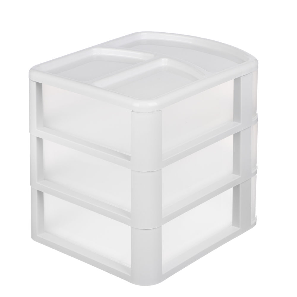 Органайзер универсальный 3 ящика, 21x17x19,6 см, пластик, арт.№ 457-136