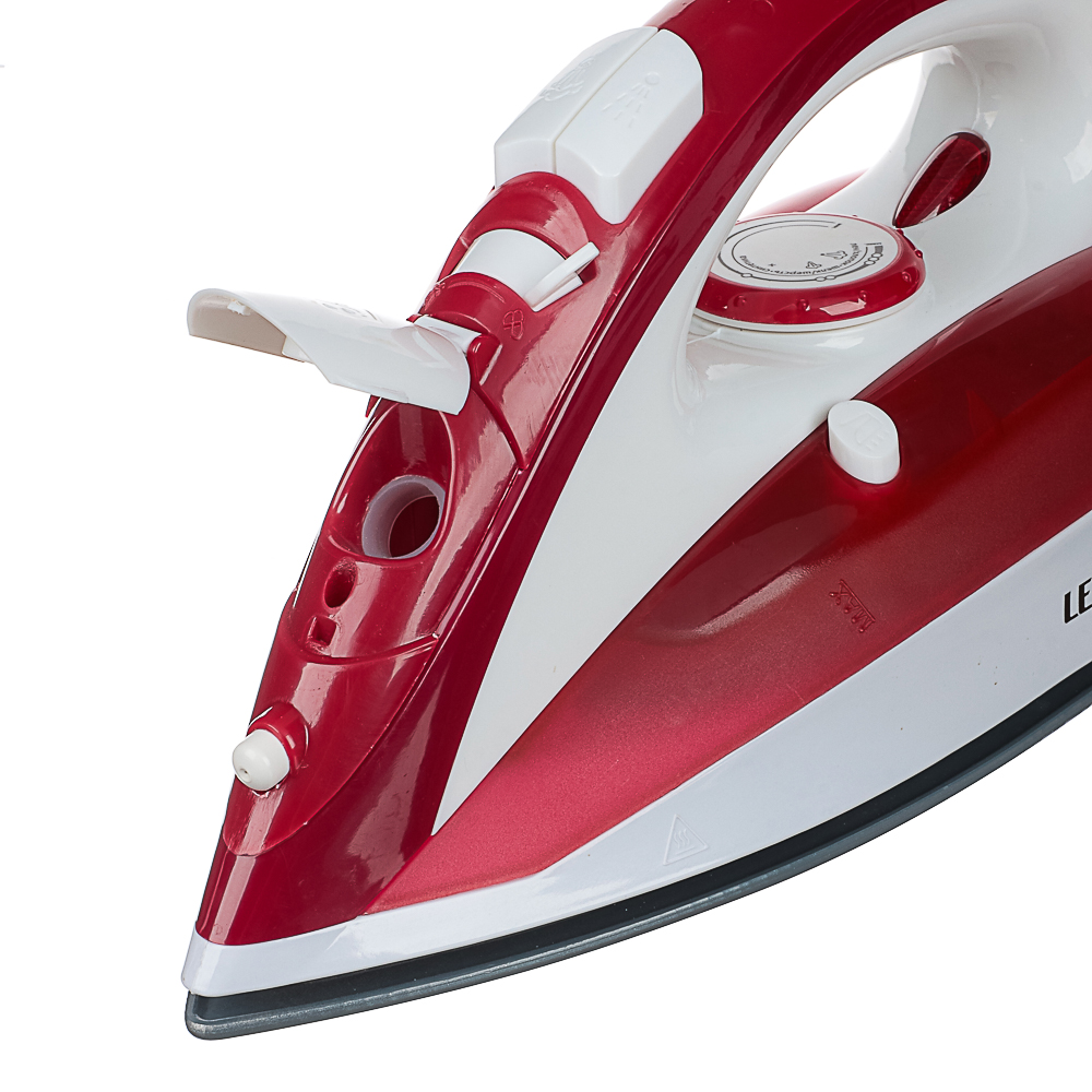 LEBEN Утюг с отпаривателем 2200 Вт, подошва - керамическое покрытие, ES-5198, арт.№ 249-017
