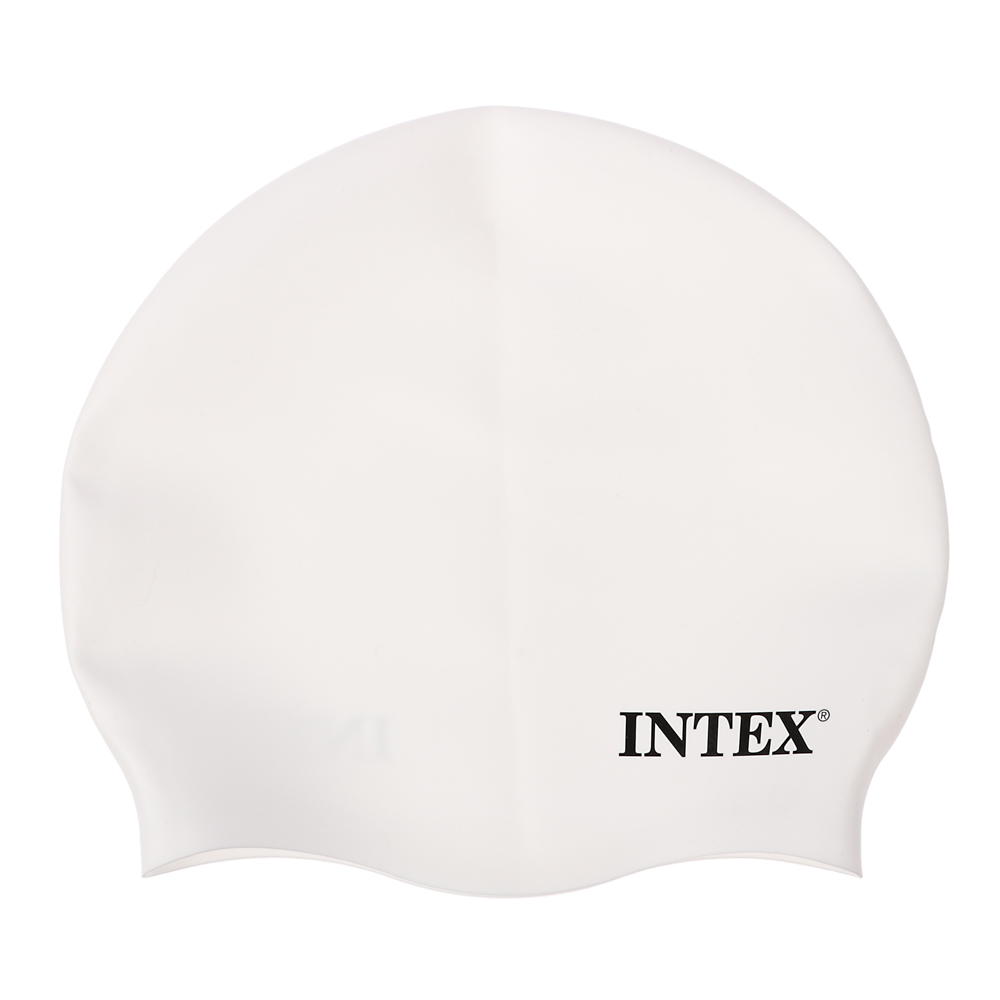 INTEX Шапочка для плавания силиконовая, от 8 лет, 3 цвета, 55992, арт.№ 043-005