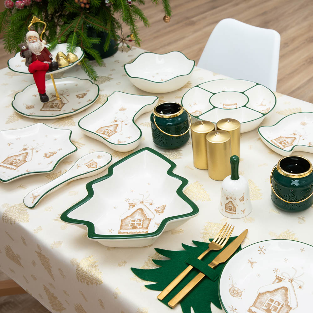 MILLIMI Пряничный домик Блюдо в форме сапожка 25,5х19,5х3,5см, керамика, арт.№ 820-132