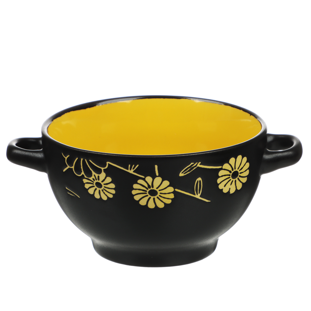 Бульонница, керамика, 550мл, 4 цвета, арт.№ 828-205