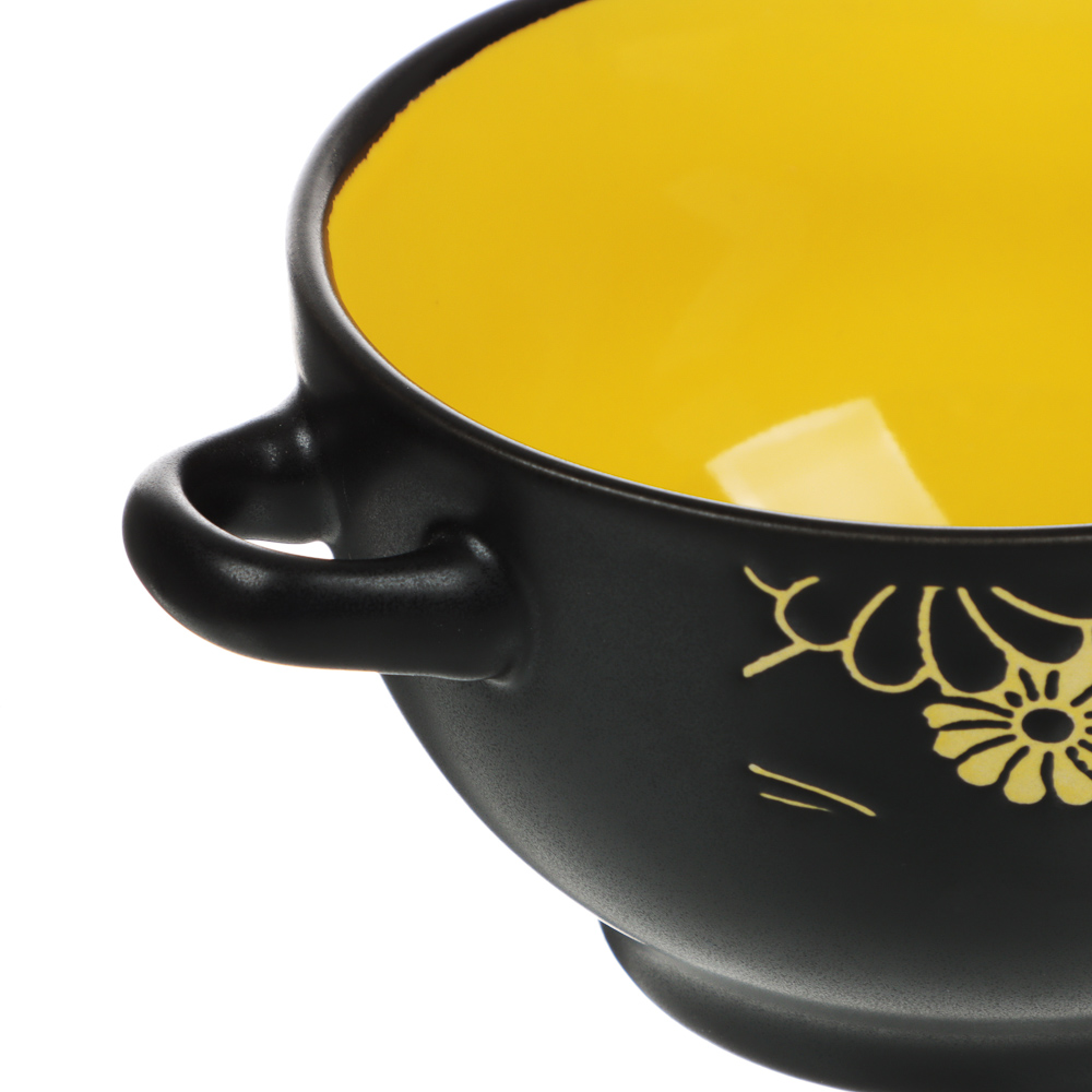 Бульонница, керамика, 550мл, 4 цвета, арт.№ 828-205