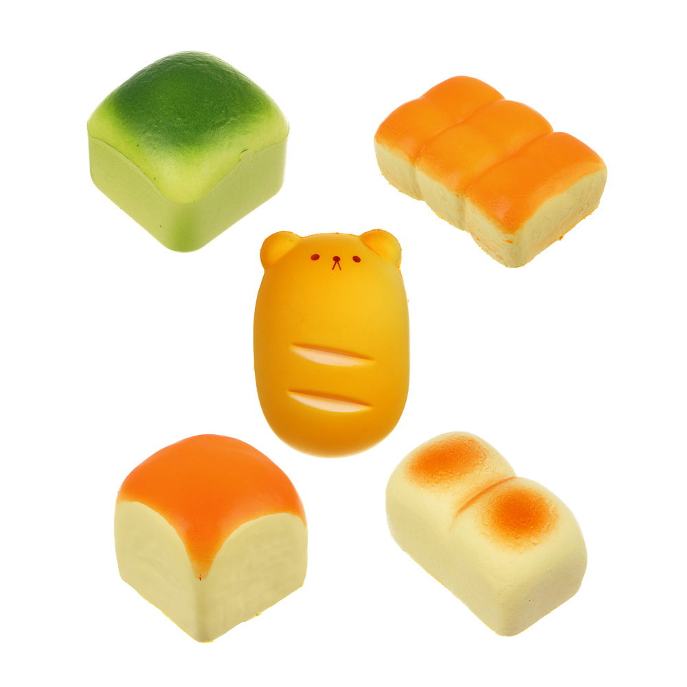 ИГРОЛЕНД Игрушка антистресс, сквиш "Милые вкусняшки", PU, 13,5х17 см, 5 дизайнов, арт.№ 297-127