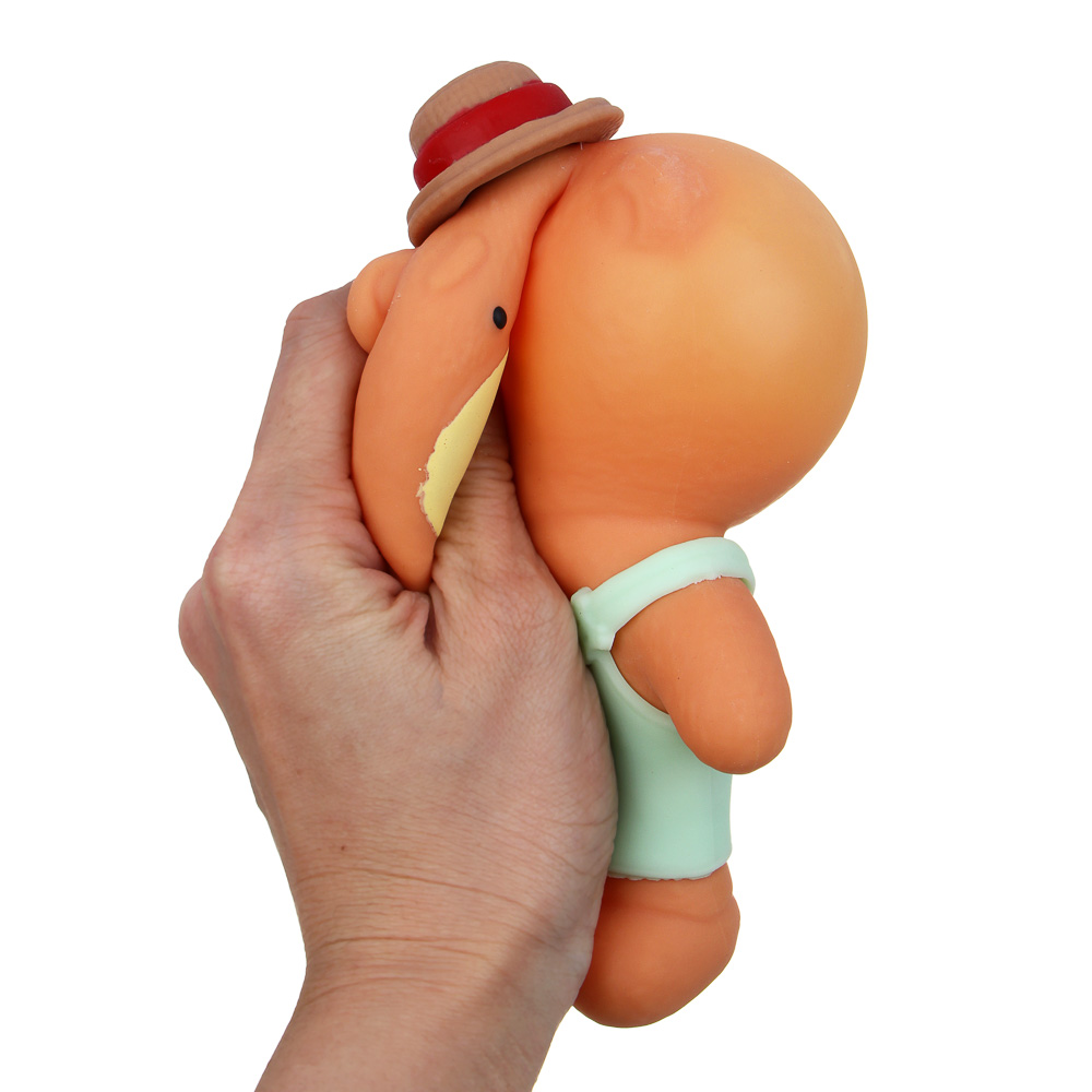 ИГРОЛЕНД Игрушка-антистресс, мялка "Переодевалка", 10х16 см, TPR, 6 дизайнов, арт.№ 297-130