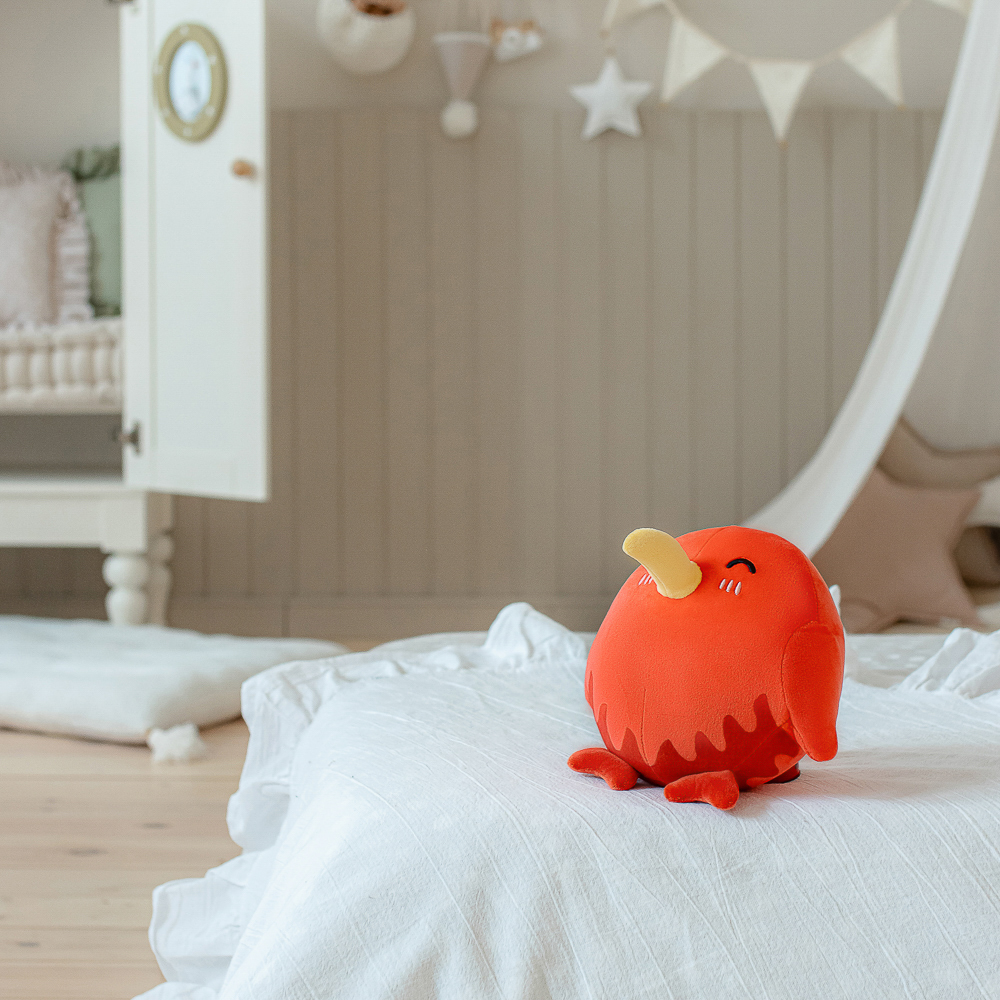 МЕШОК ПОДАРКОВ Игрушка мягкая "Птичка", полиэстер, хлопок, 20 см, арт.№ 264-017