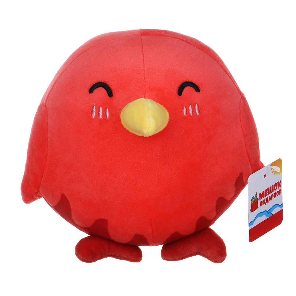 МЕШОК ПОДАРКОВ Игрушка мягкая "Птичка", полиэстер, хлопок, 20 см, арт.№ 264-017