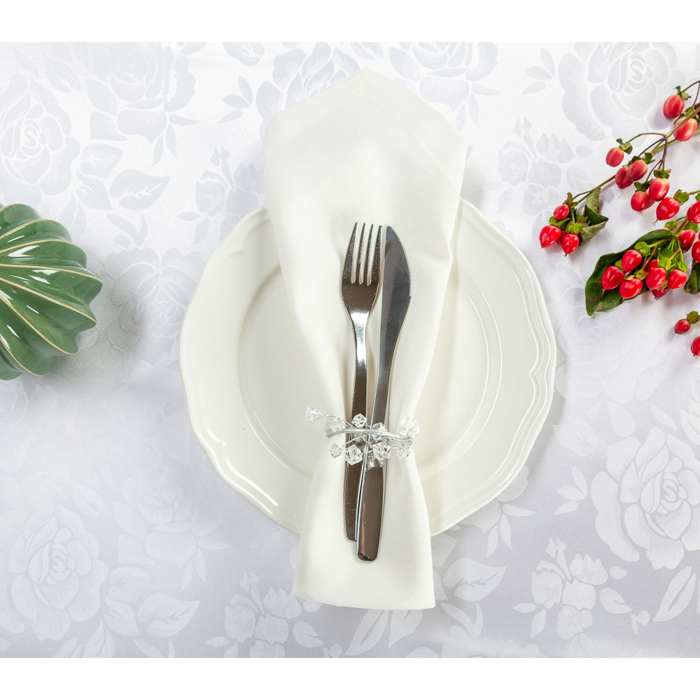 PROVANCE Скатерть текстильная "Розалия", 140x180см, 100% ПЭ, 2 цвета, арт.№ 435-076