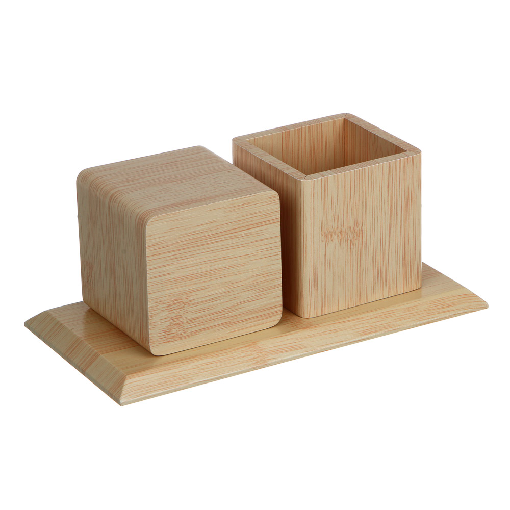 LADECOR CHRONO Будильник электронный, 19x10x10 см, USB, дерево, арт.№ 529-245