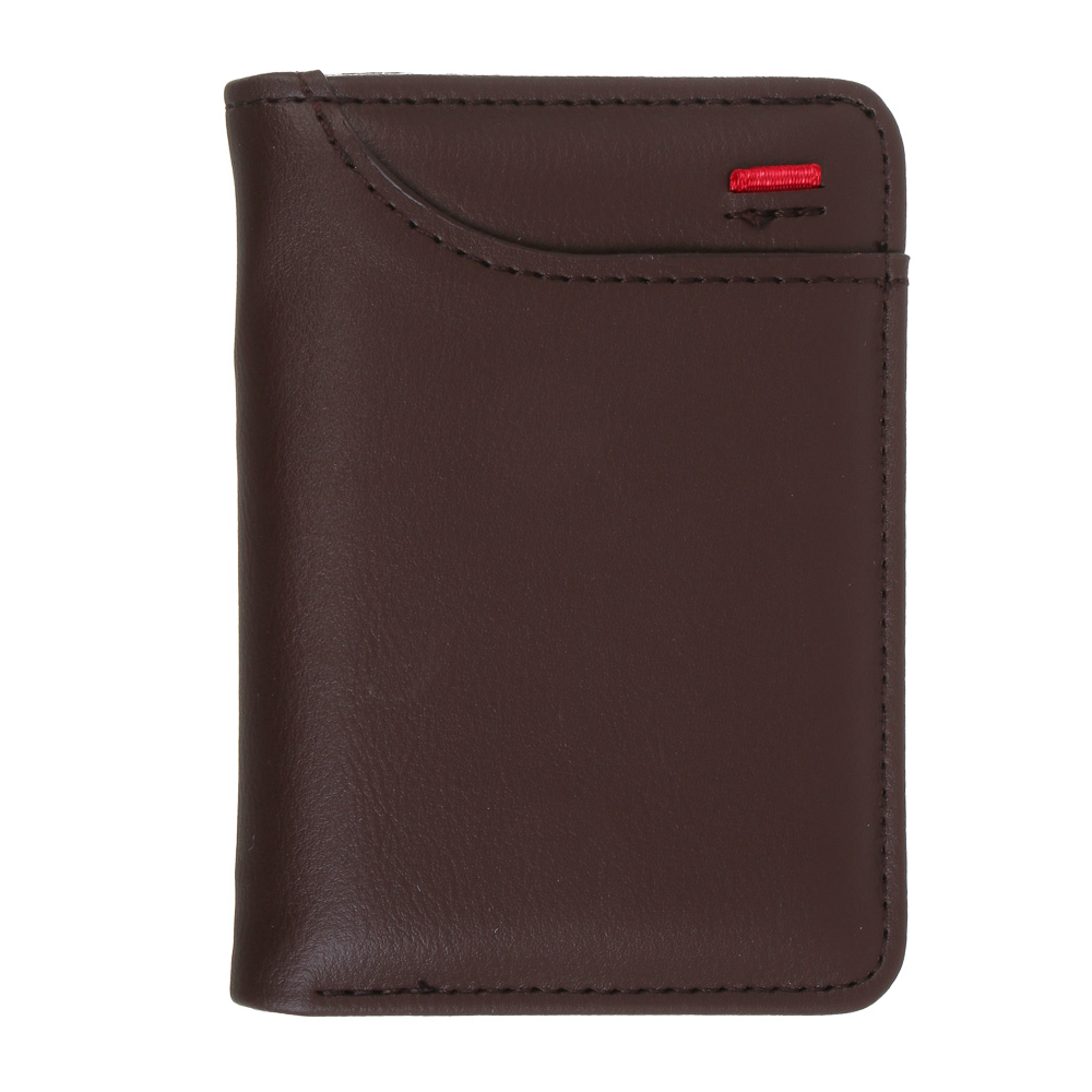 Кардхолдер для карт и купюр 8 слотов тм ЮL Diplomat, ПУ, 11х8 см, 2 цвета, арт.№ 303-066