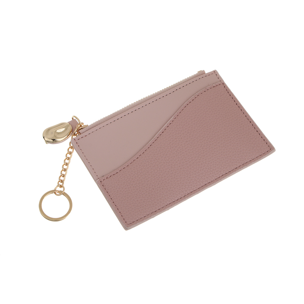 Кардхолдер для карт и купюр на цепочке 4 слота тм ЮL Drop , ПУ, металл, 13,5х9см, 3 цвета, С344-11, арт.№ 303-068