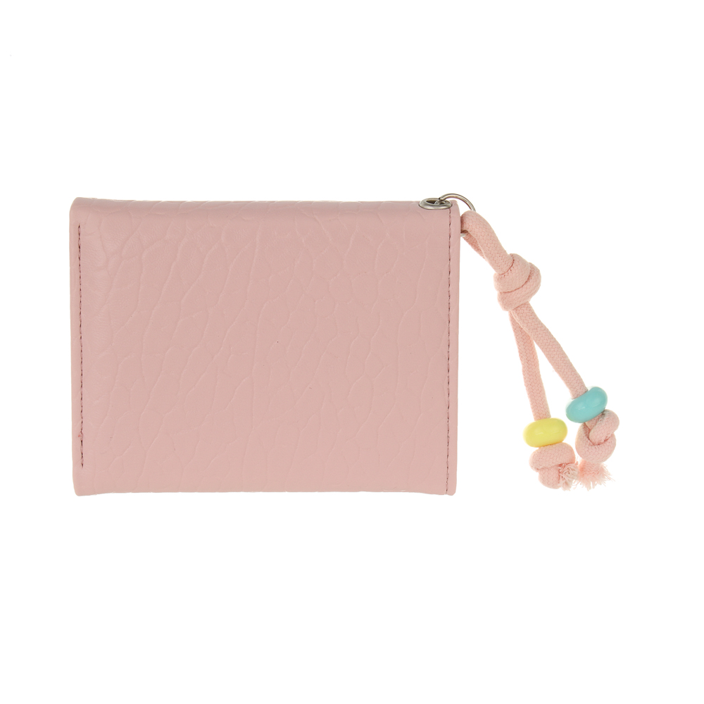 Кошелек для карт и купюр 9 отделений с декором тм ЮL Star, ПУ, металл, 10,5х8х2см, 3 цвета, С572-006, арт.№ 303-070