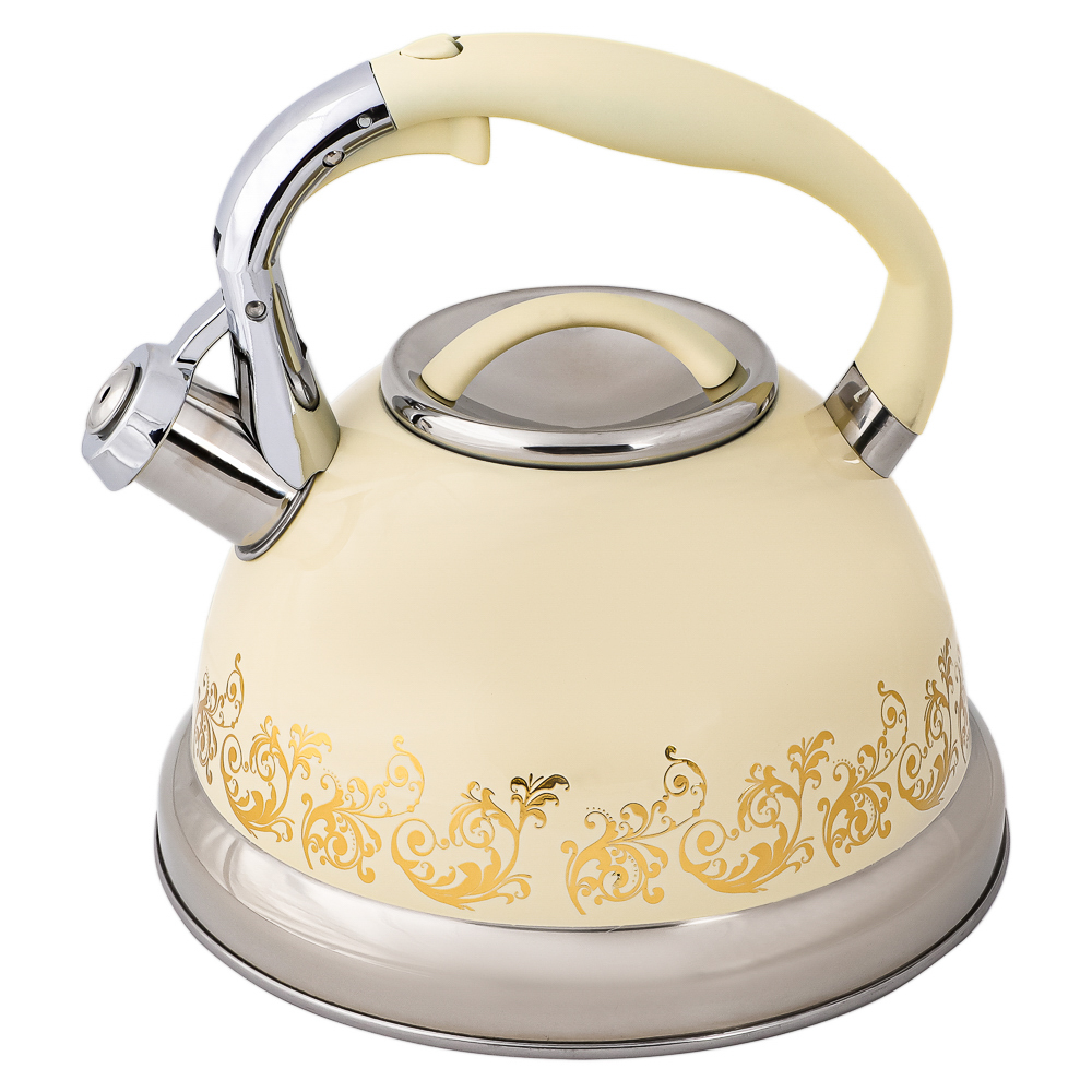 VETTA Чайник стальной 3,0л "Золотая вязь", индукция, арт.№ 847-054