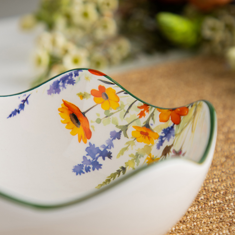 MILLIMI Полевые цветы Салатник, 15,5х6см, керамика, арт.№ 824-015