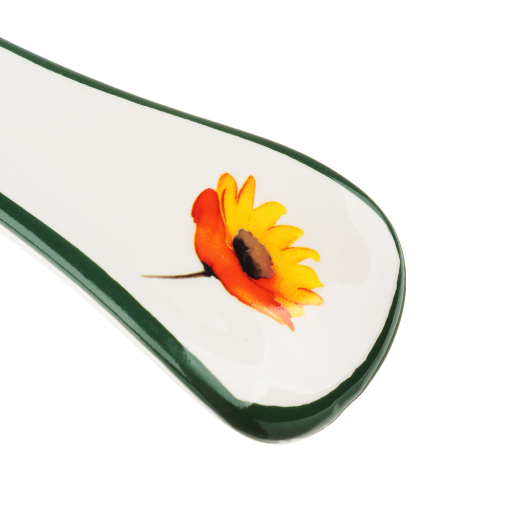 MILLIMI Полевые цветы Подставка для ложки, 24,5х9х2,5см, керамика, арт.№ 824-016