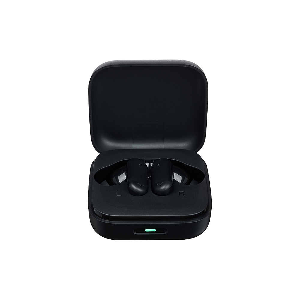 Наушники беспроводные TWS BY SilentPods, внутриканальные, ANC, 30/300 мАч, BT5.3, черные, арт.№ 410-274