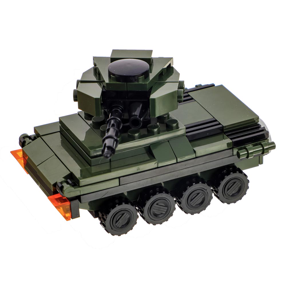 ИГРОЛЕНД Армия Конструктор Военный транспорт, 96 дет., ABS, 15х10х6см, арт.№ 858-040