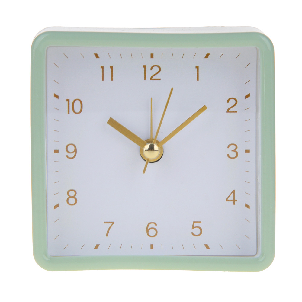 LADECOR CHRONO Будильник, 8,3x4x8,3 см, пластик, 1xAA, цвет тиффани, арт.№ 529-020