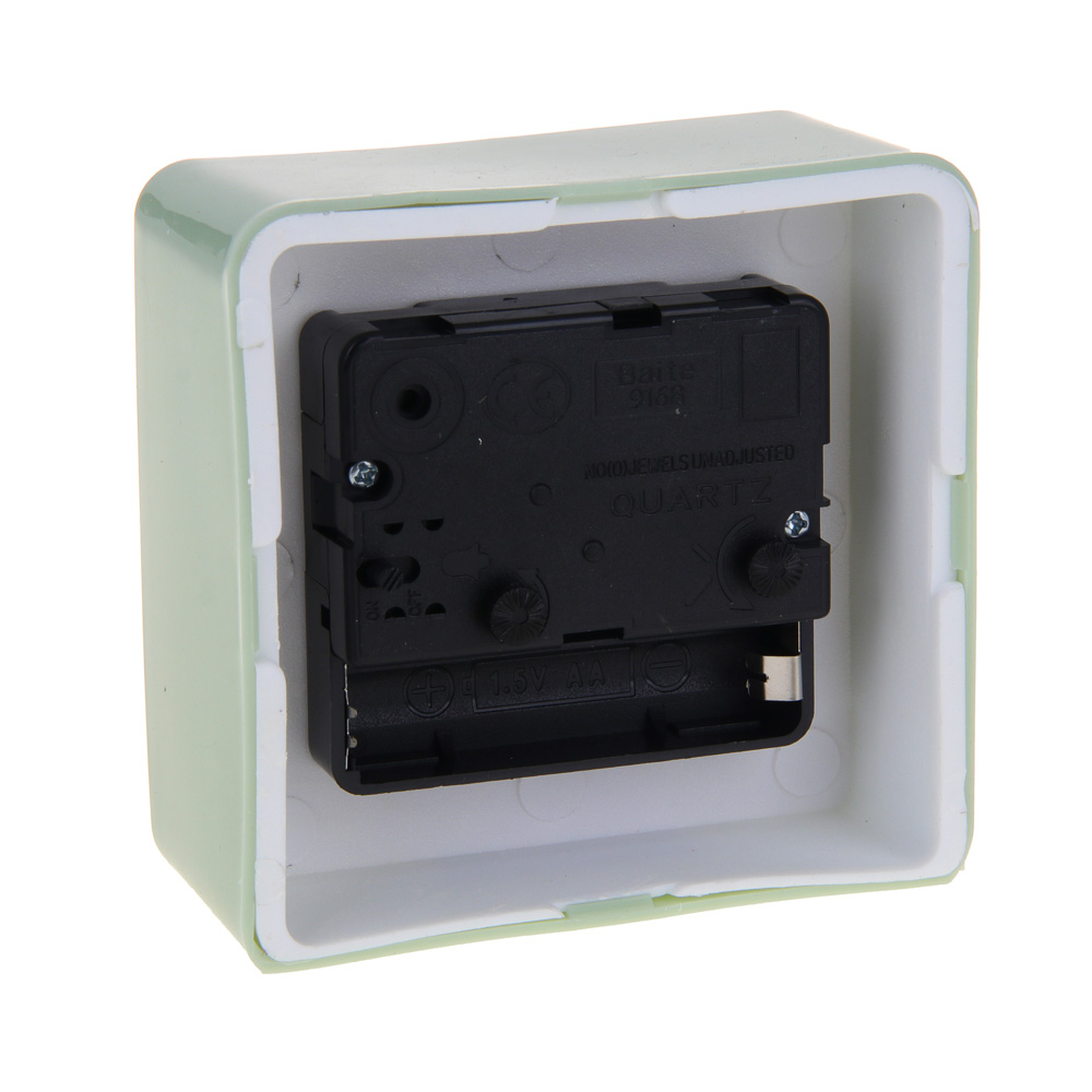 LADECOR CHRONO Будильник, 8,3x4x8,3 см, пластик, 1xAA, цвет тиффани, арт.№ 529-020