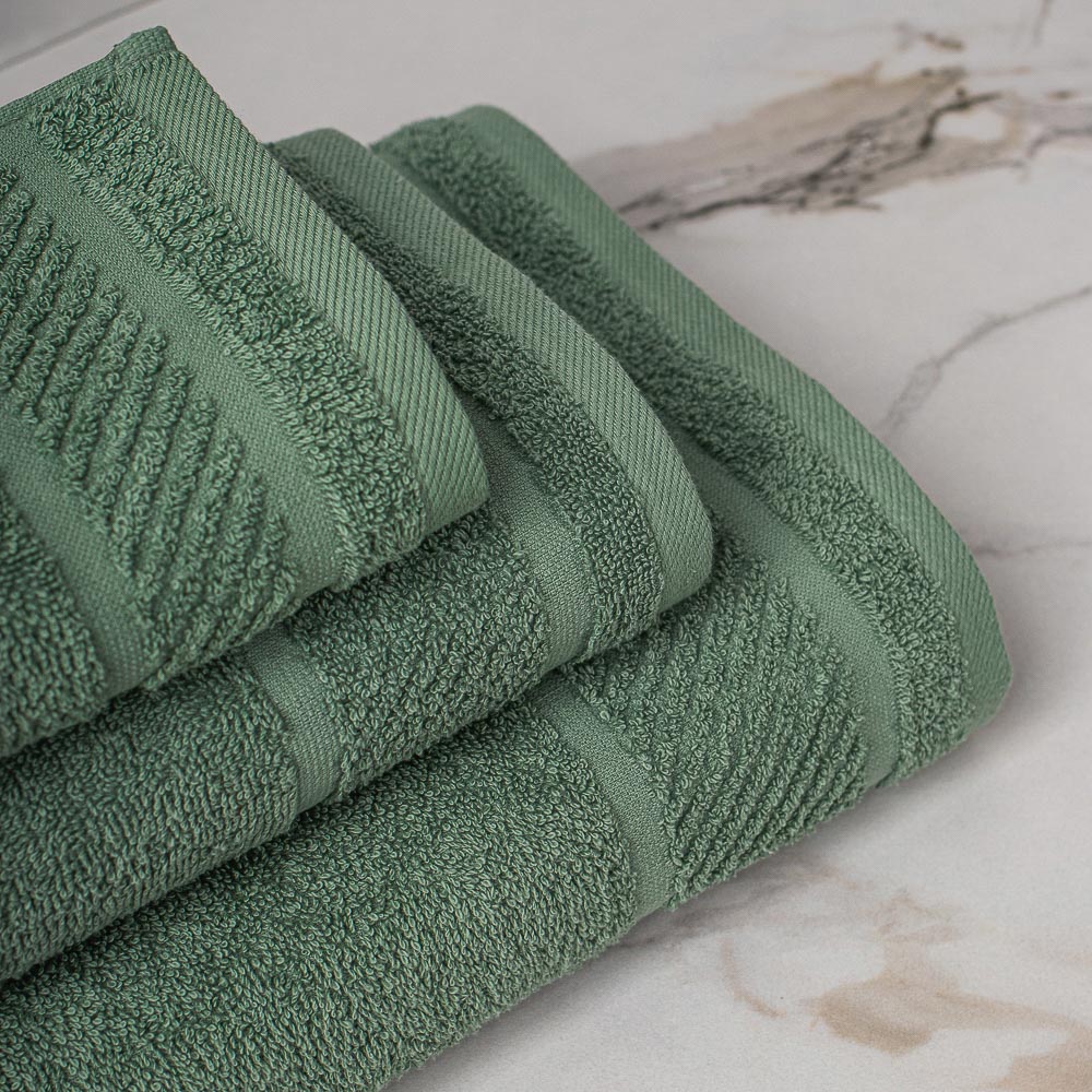 PROVANCE Виана Полотенце махровое, 100% хлопок, 50х90см, зеленый, арт.2, арт.№ 484-113