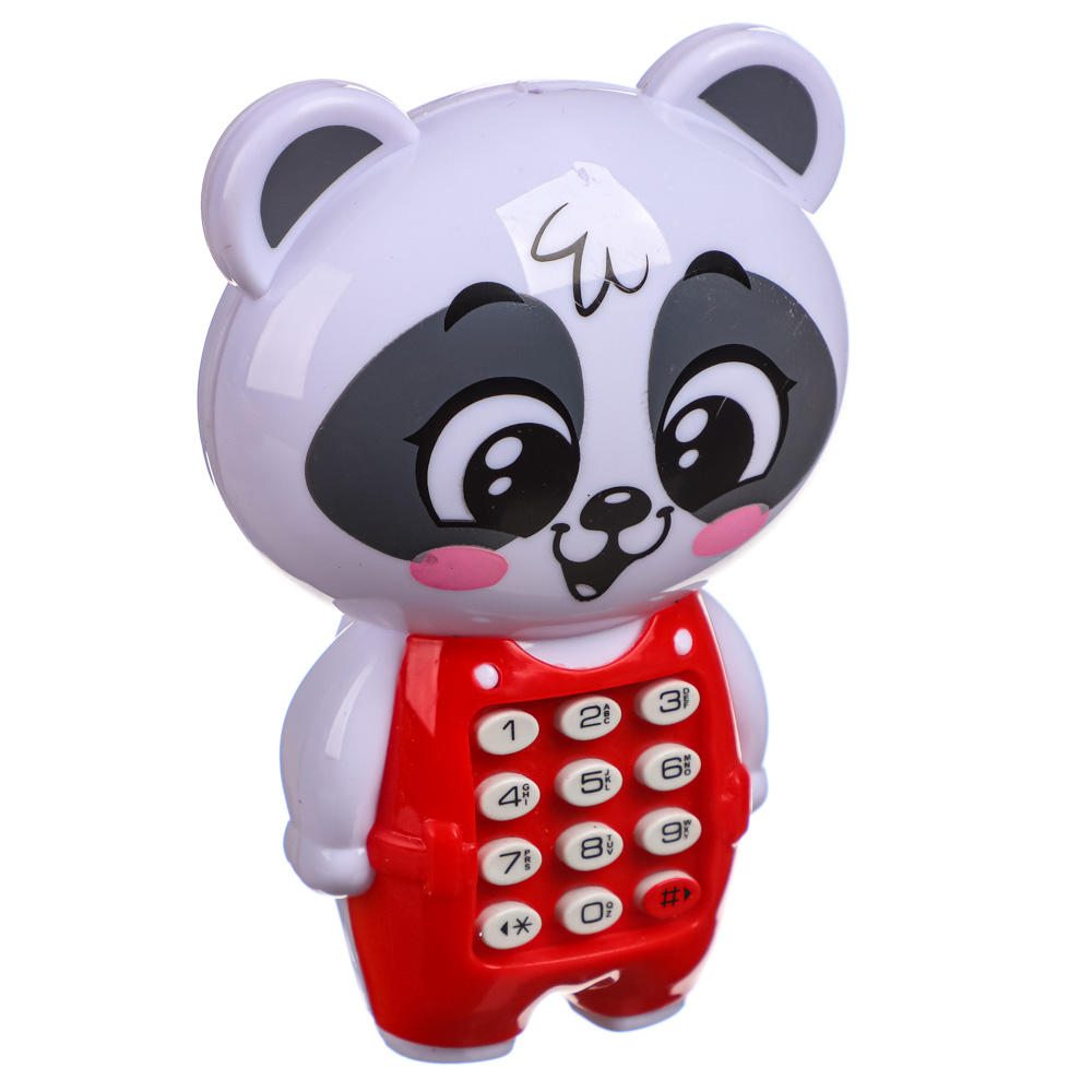 ZABIAKA Игрушка музыкальная "Забавный мишутка", звук, пластик, 7,5х3,5х10,5 см, арт.№ 272-853