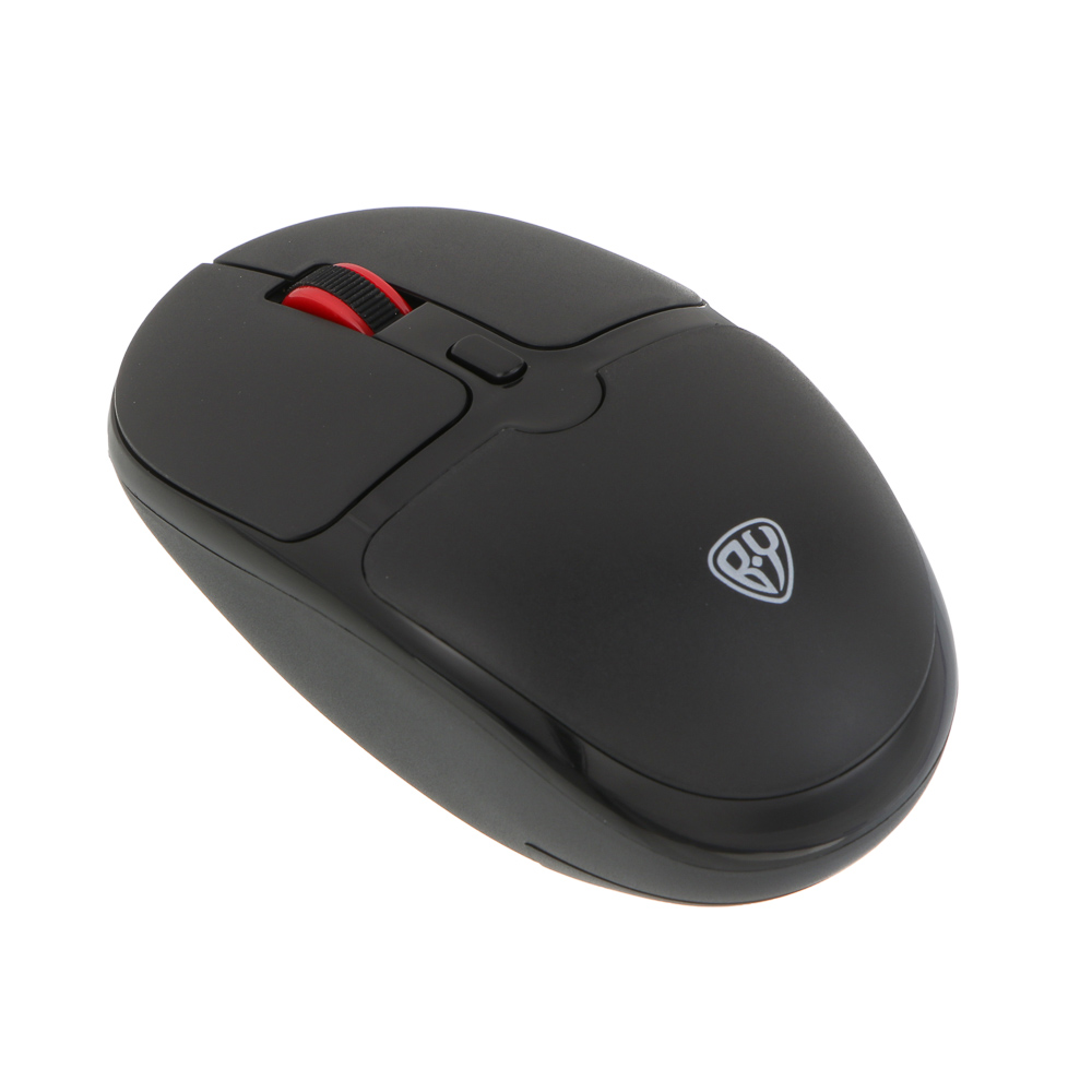 Набор беспроводная клавиатура и мышь BY Unikeys, 2.4GHz,4D, 104 кл., 1600DPI, 1xАА и 1xААА, чёрный, арт.№ 405-119