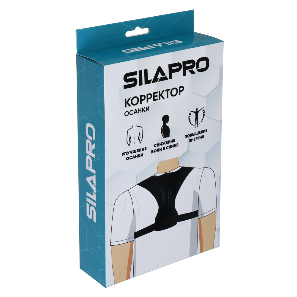 SILAPRO Корректор осанки, M(165-175см), полиэстер, PU, поролон, арт.№ 138-030