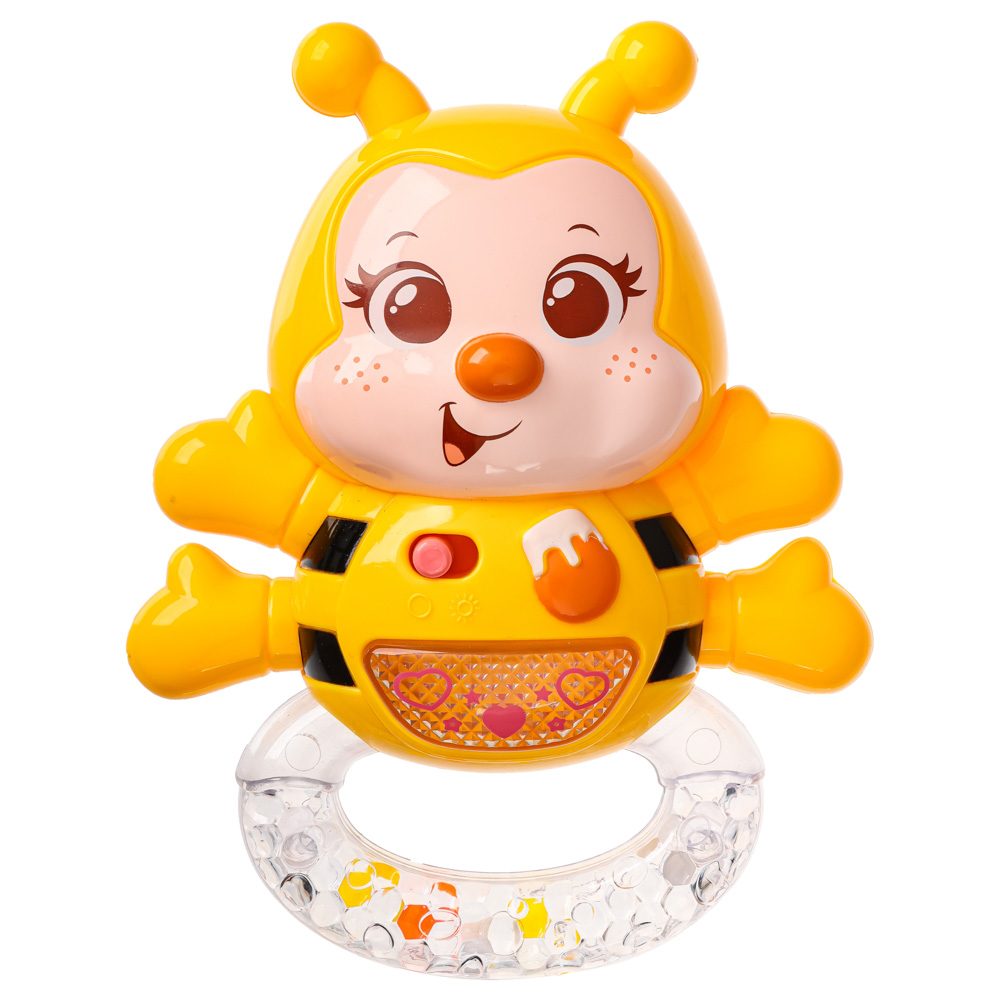 ZABIAKA Игрушка музыкальная "Веселая пчелка", пластик, 11х4,5х13 см, арт.№ 272-851