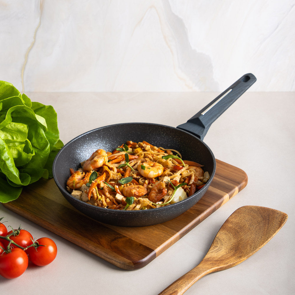 SATOSHI Гардан Сковорода литая d24см, антипригарное покрытие мрамор, индукция, арт.№ 846-671