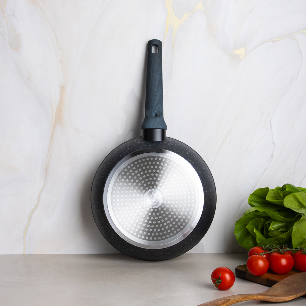 SATOSHI Гардан Сковорода литая d24см, антипригарное покрытие мрамор, индукция, арт.№ 846-671