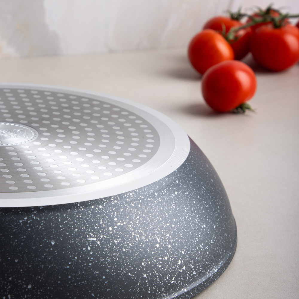 SATOSHI Гардан Сковорода литая d24см, антипригарное покрытие мрамор, индукция, арт.№ 846-671