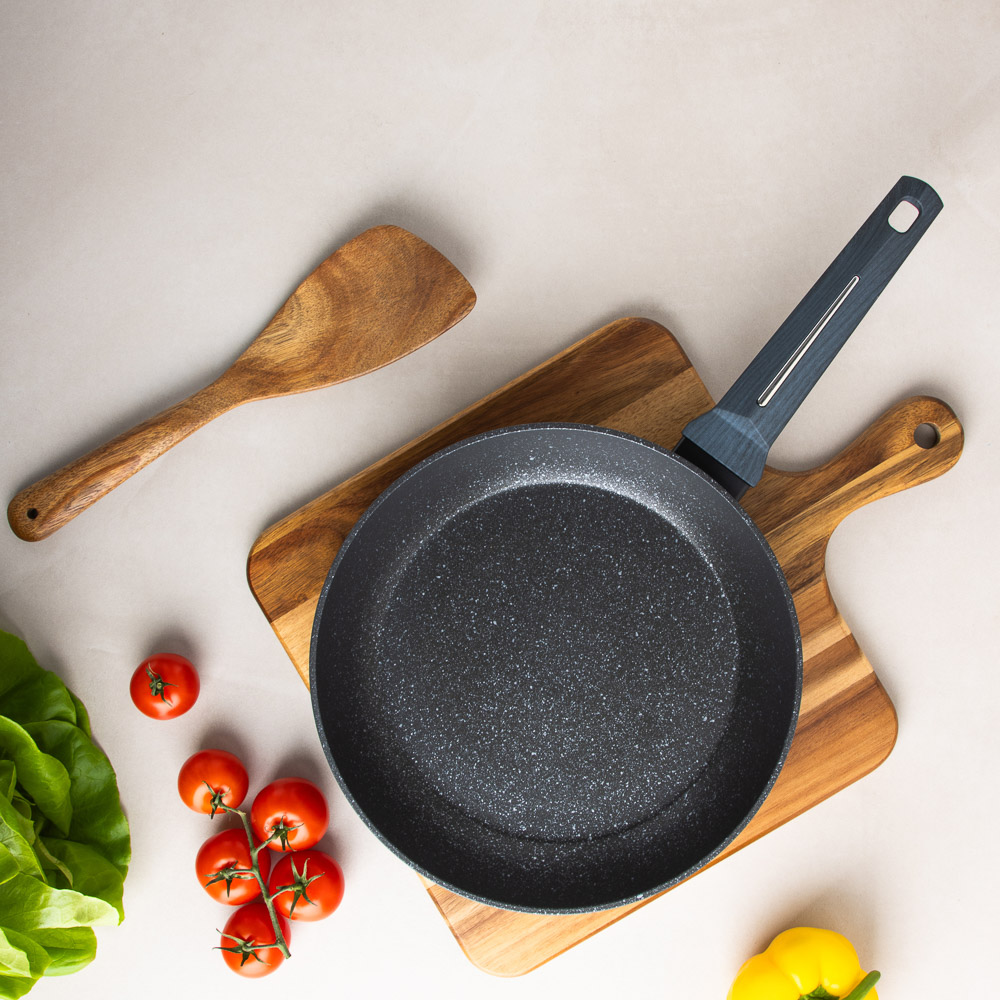 SATOSHI Гардан Сковорода литая d26см, антипригарное покрытие мрамор, индукция, арт.№ 846-672